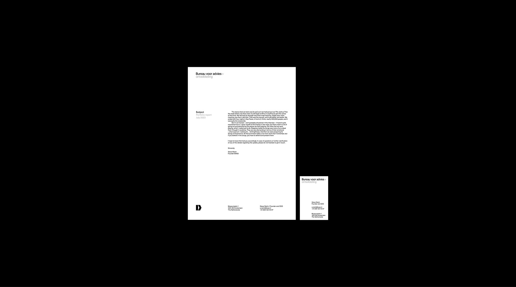 BVAO - Identity<br />Design  / 2023