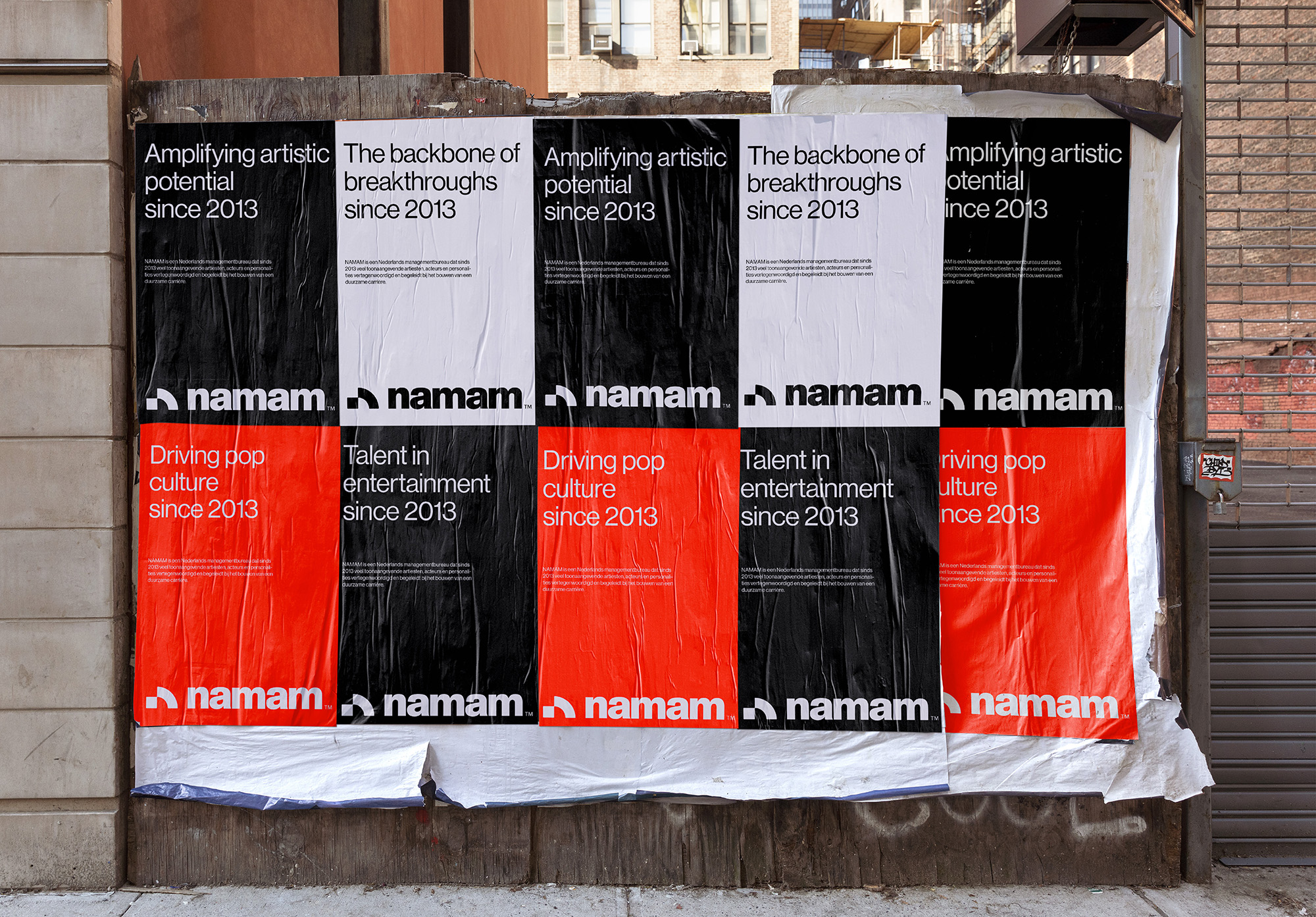 NAMAM - Identity<br />Art direction and design / 2023