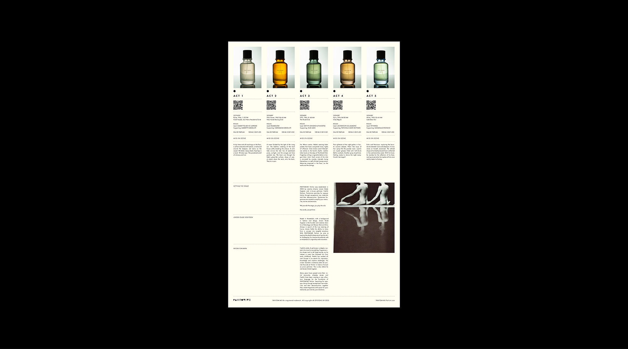 PANTOMIME Parfum - Identity<br />Art direction and graphic design  / 2023